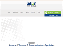 Tablet Screenshot of laton.co.uk